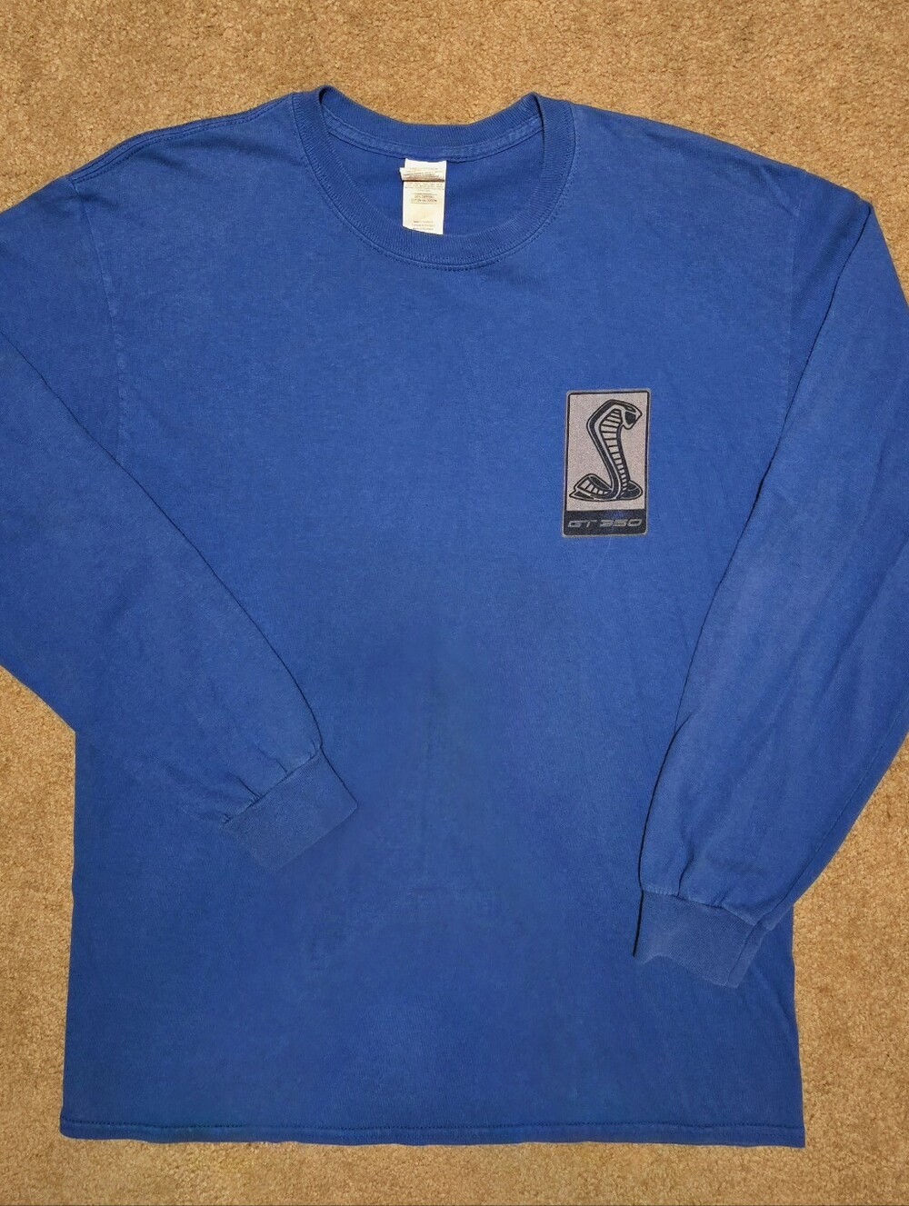 Selby Blue Long-Sleeve GT350 Cobra Graphic Shirt